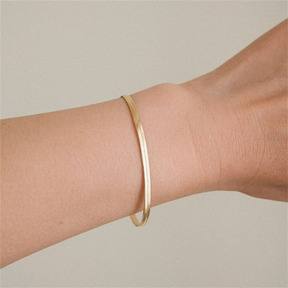 Vida Gouden Herringbone Armband