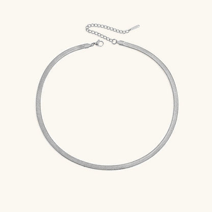 Elizabeth Gouden Herringbone Ketting