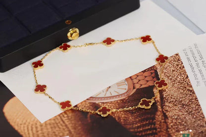 CLOVER | 10 Motief Rode Ketting