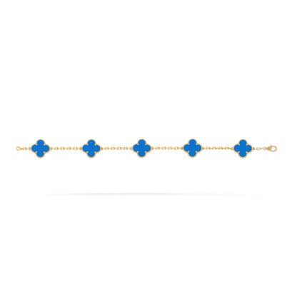 CLOVER | Blauwe Armband