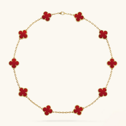 CLOVER | 10 Motief Rode Ketting