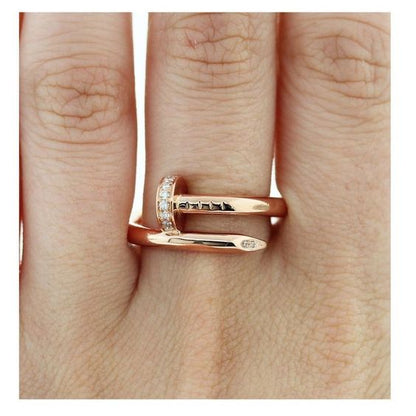 SPIKE | Roze Gouden Ring Prestige