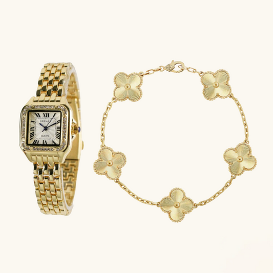 2-delige Horloge Armband Set "Sofia"