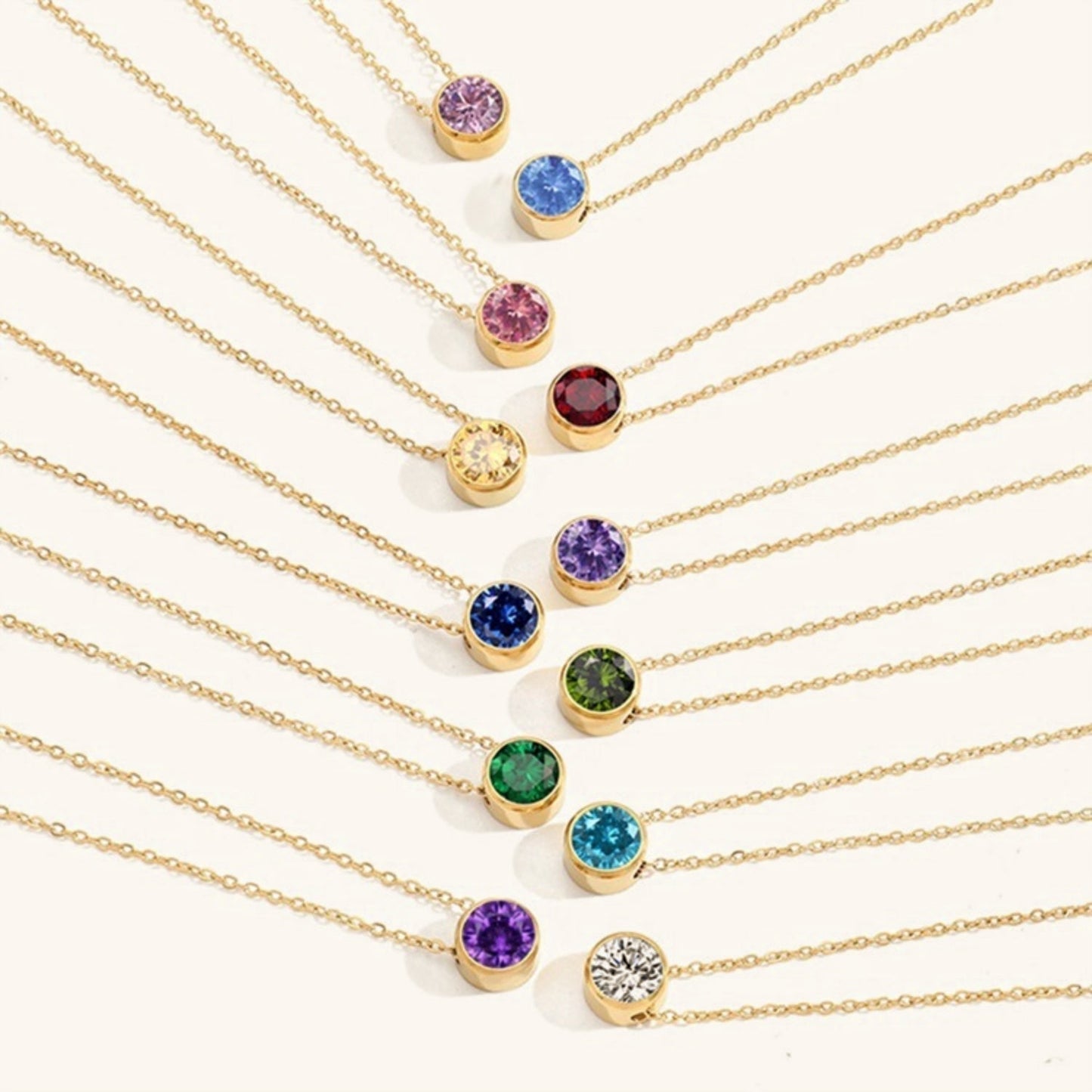 Amelia Geboortesteen Ketting