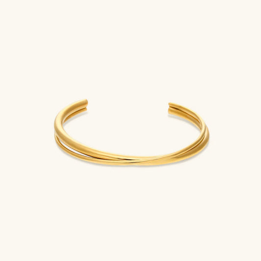 Rianne Gelaagde Gouden Bangle