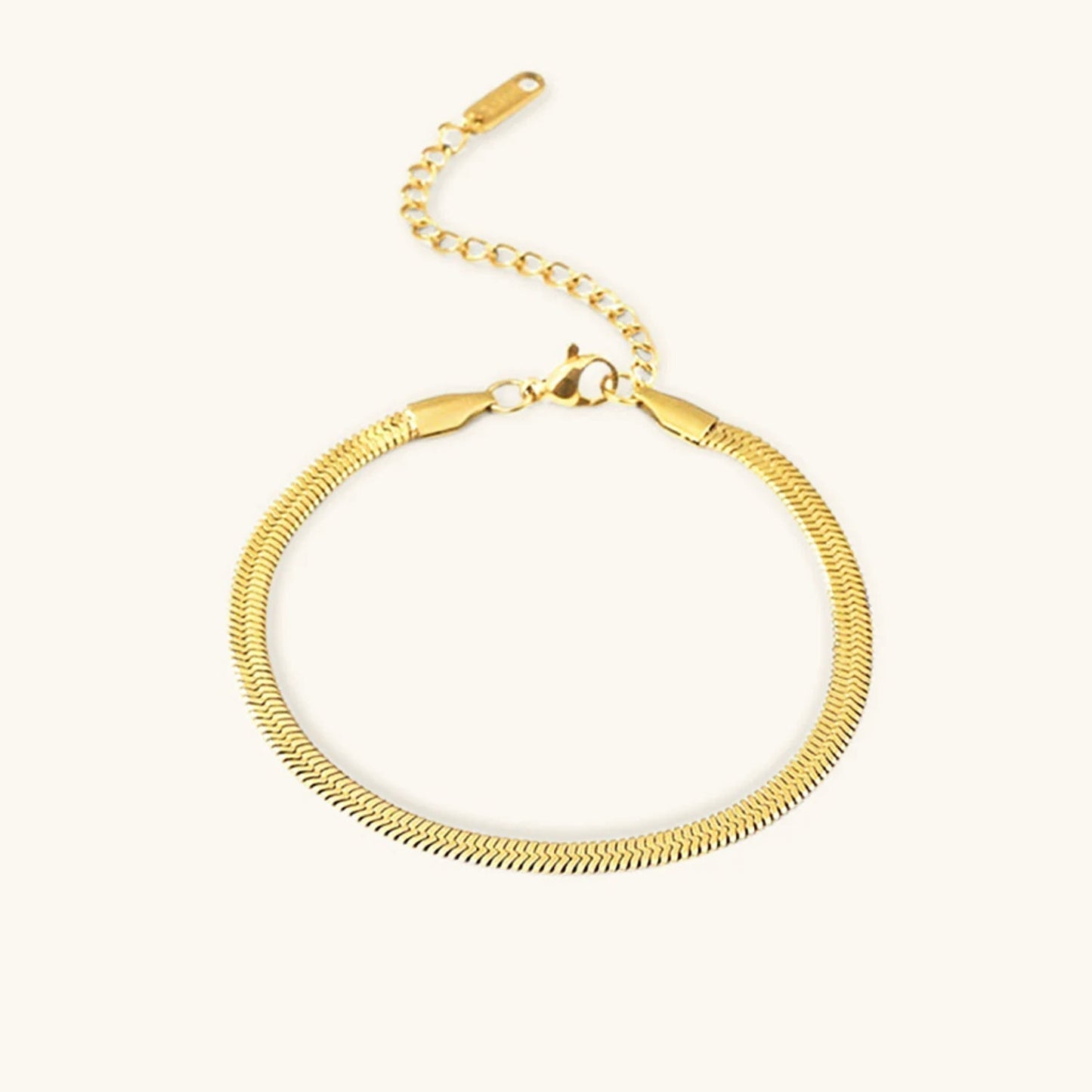 Ellaine Gouden Visgraat Armband