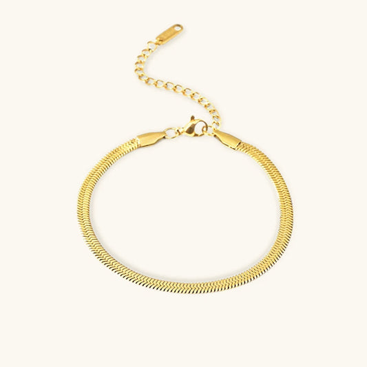 Ellaine Gouden Visgraat Armband