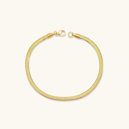 Vida Gouden Herringbone Armband
