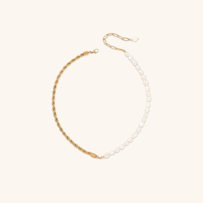 Dualia Gouden Parelketting
