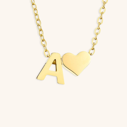 Ria Initieel Letter Gouden Ketting