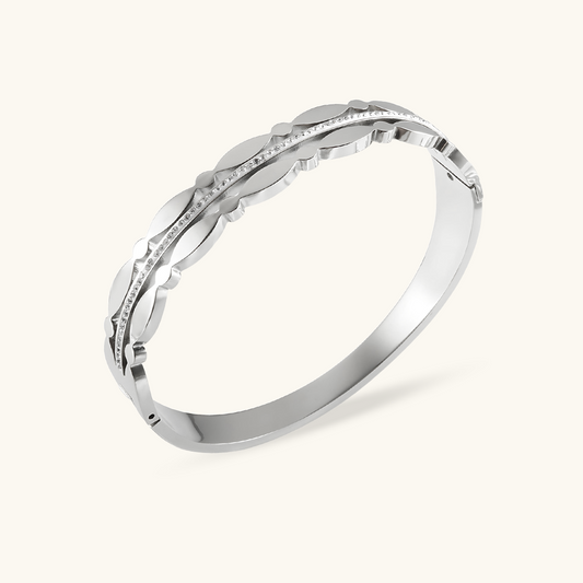 Addison Stone Bangle Bracelet - Zilver