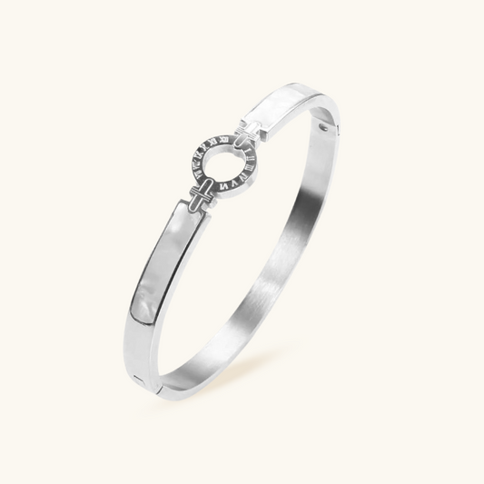 Aura Bangle Armband - Zilver