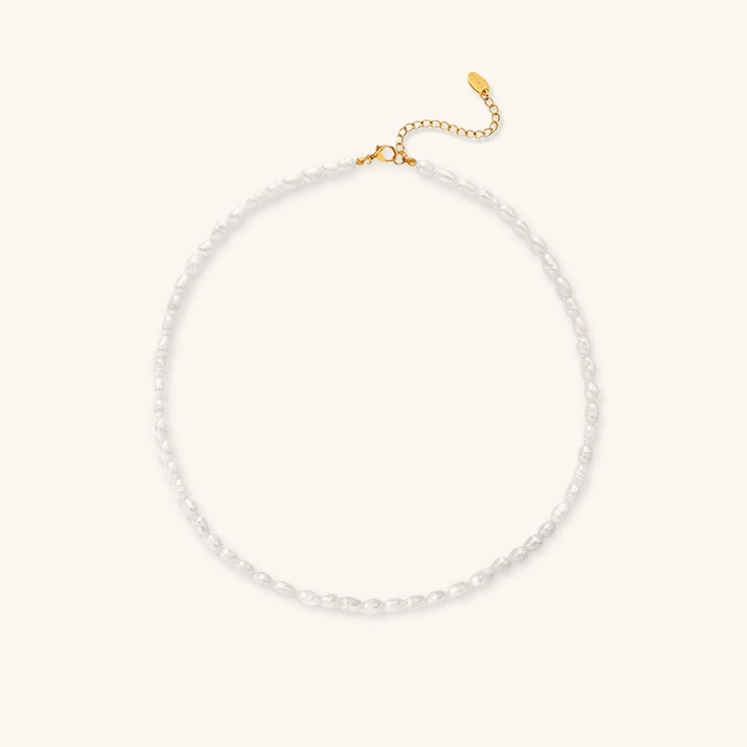 Zoetwater Parel Choker Ketting