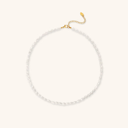 Zoetwater Parel Choker Ketting