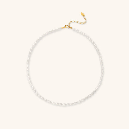 Zoetwater Parel Choker Ketting