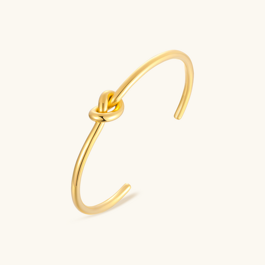Prikkeldraad Bangle Armband - Goud