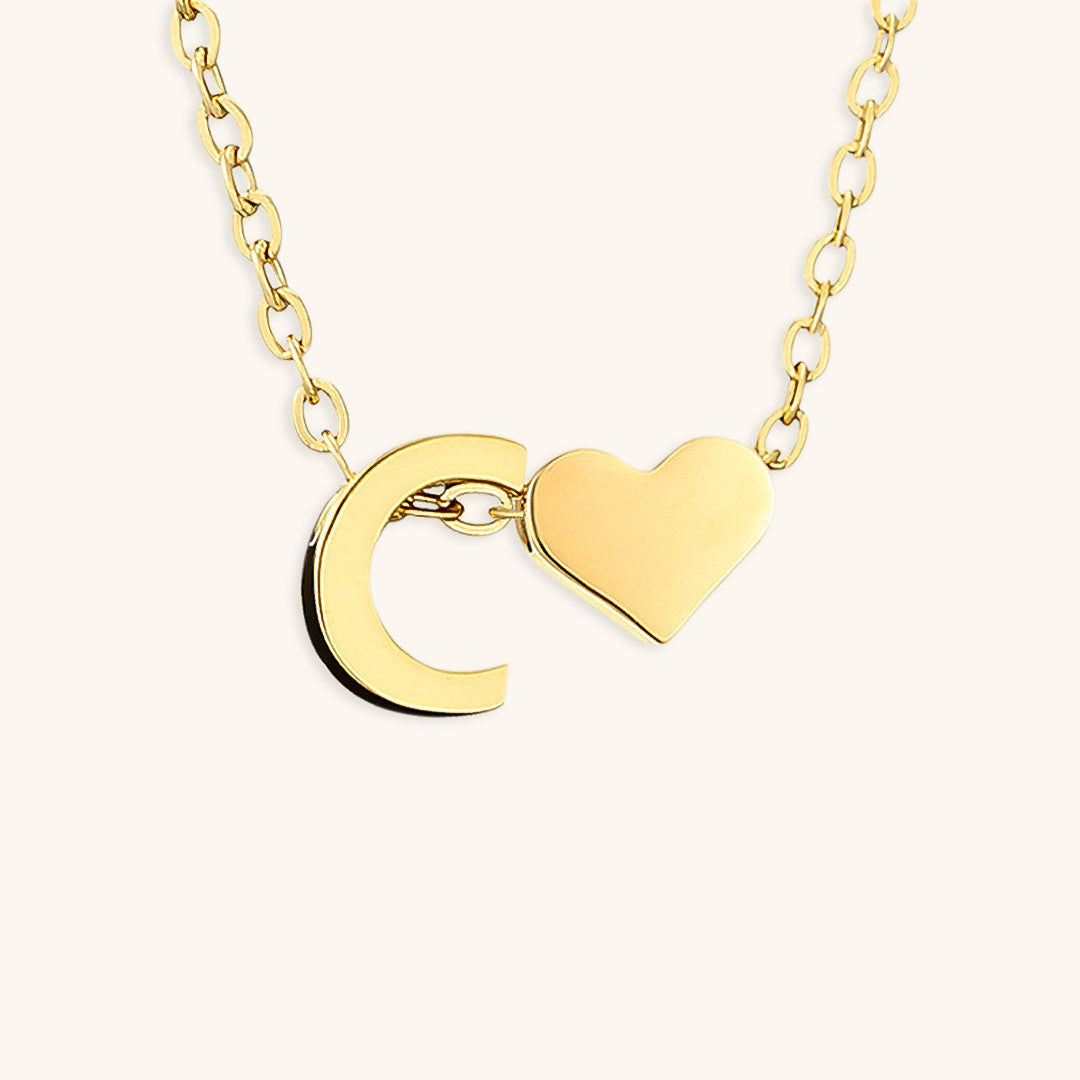 Ria Initieel Letter Gouden Ketting