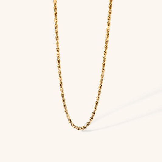 Calle Touwketting Gouden Hanger