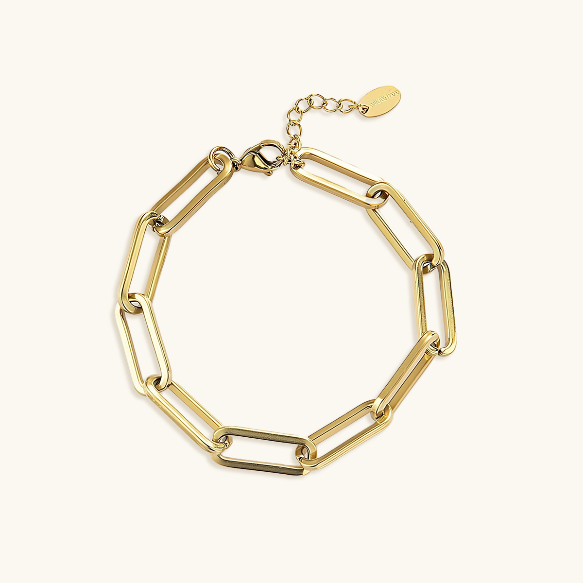 Clip Chain Armband 18K Goud Verguld - Goud
