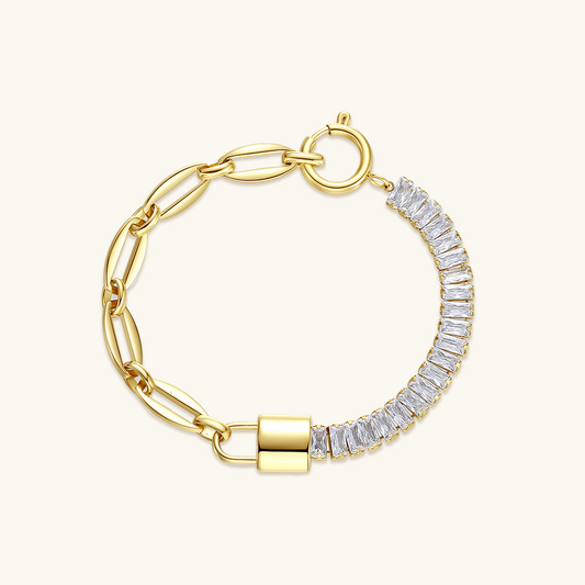 Cordelia Contrast Armband - Goud
