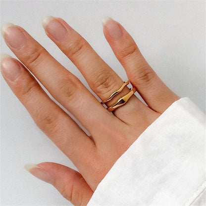 Dianne Gouden Stapelring