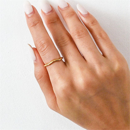 Dianne Gouden Stapelring