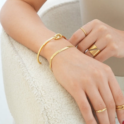 Slangarmband - Goud