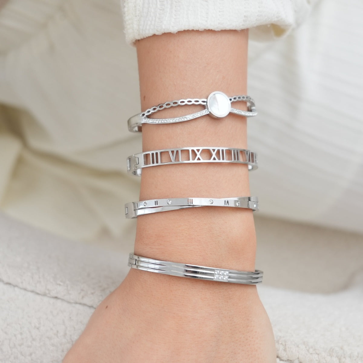 Holle Cijfers Armband - Zilver
