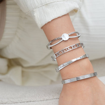Holle Cijfers Armband - Zilver