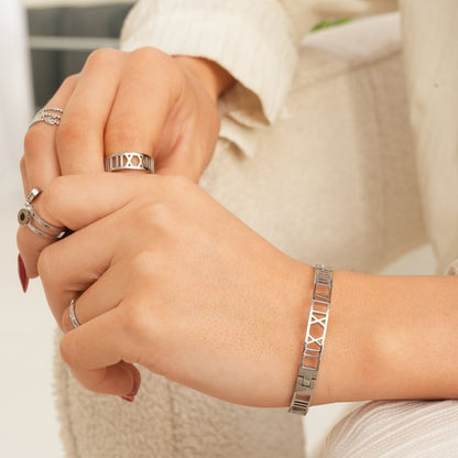 Holle Cijfers Armband - Zilver