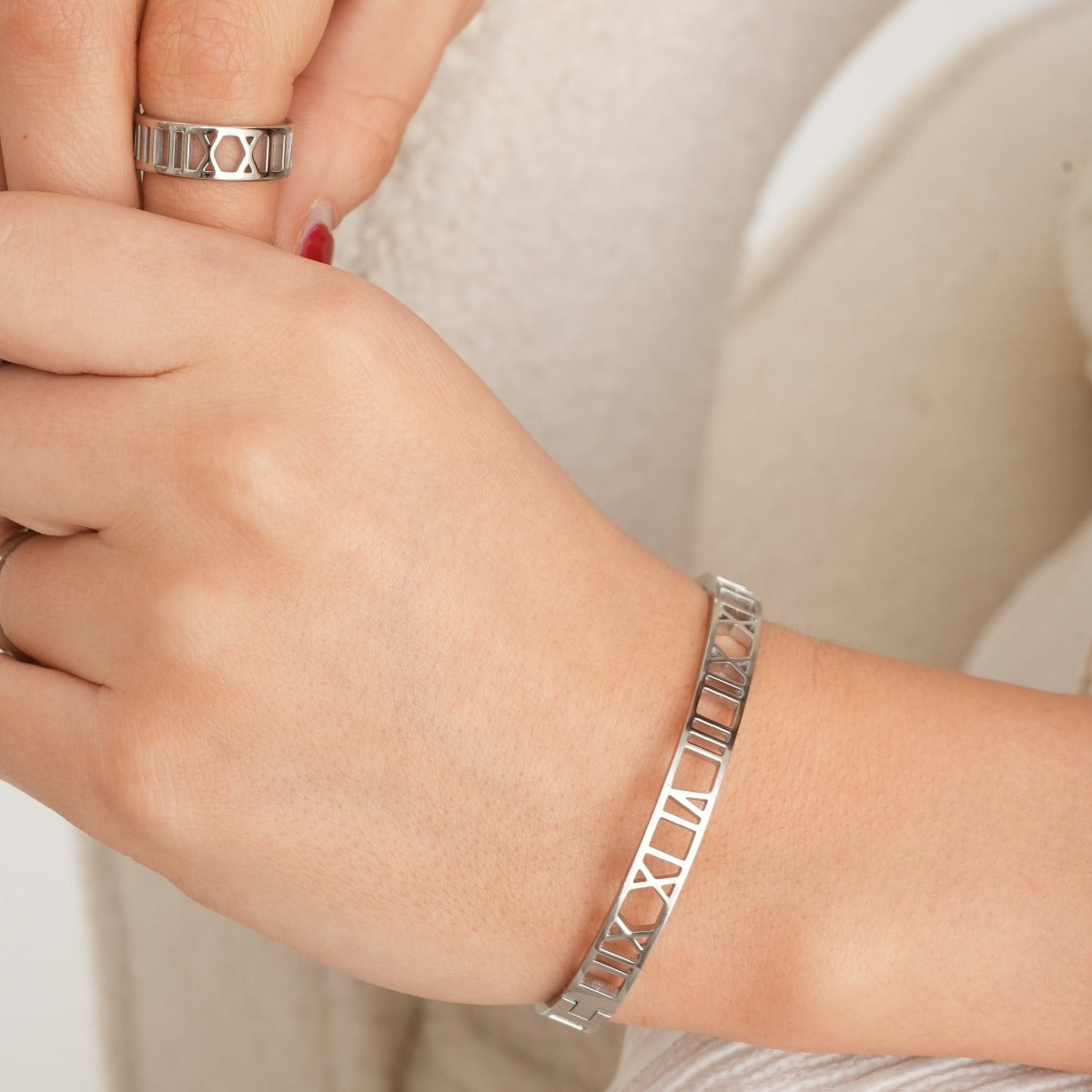 Holle Cijfers Armband - Zilver