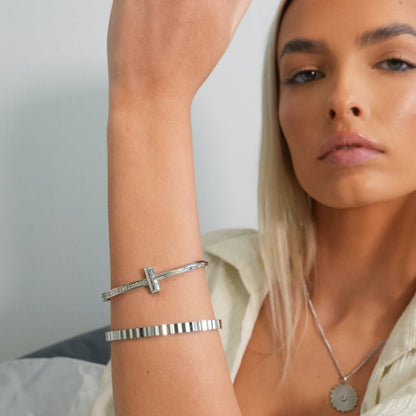 Neve Bangle - Zilver
