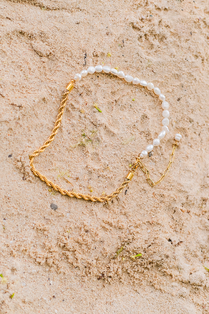 Dualia Gouden Parelketting