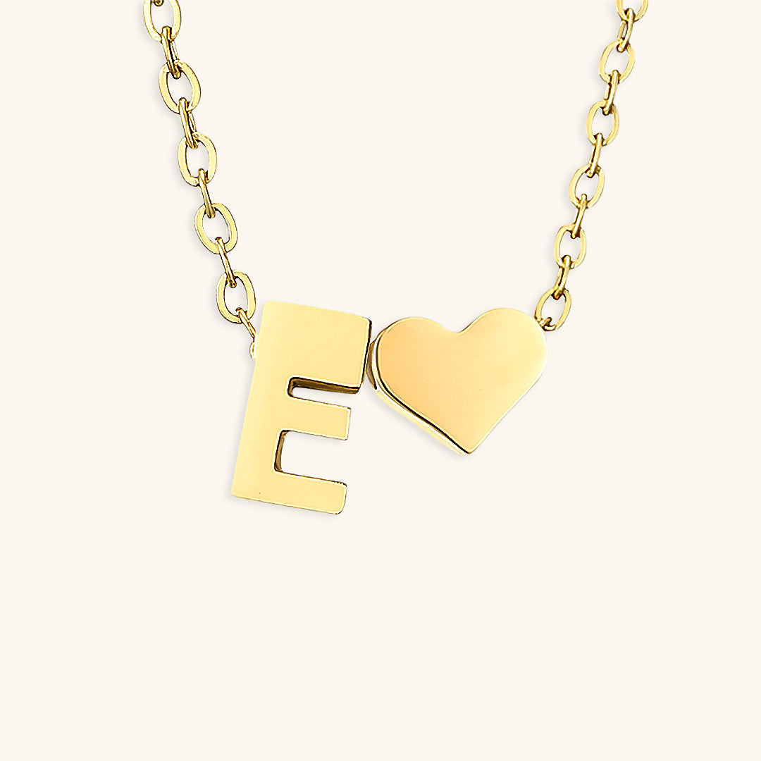 Ria Initieel Letter Gouden Ketting