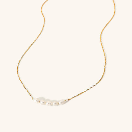 Elle Gouden Parel Ketting