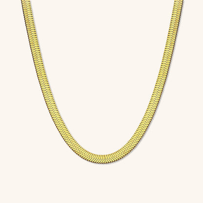 Elysian Gouden Herringbone Ketting