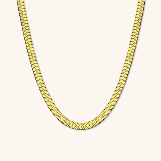 Elysian Gouden Herringbone Ketting