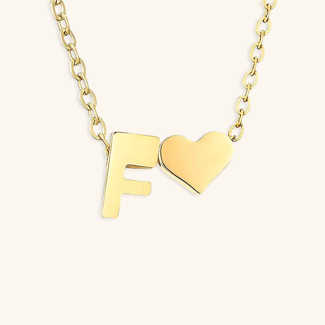 Ria Initieel Letter Gouden Ketting