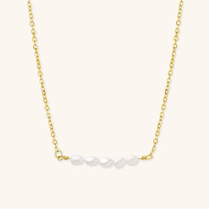 Fleur Zoetwaterparel Gouden Ketting