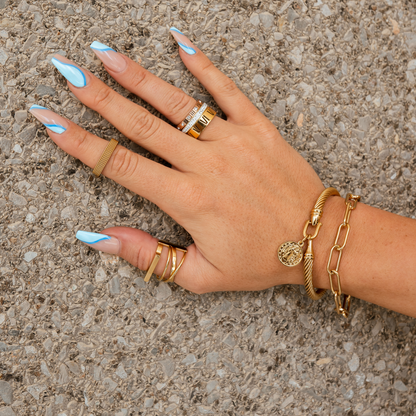 Clip Chain Armband 18K Goud Verguld - Goud