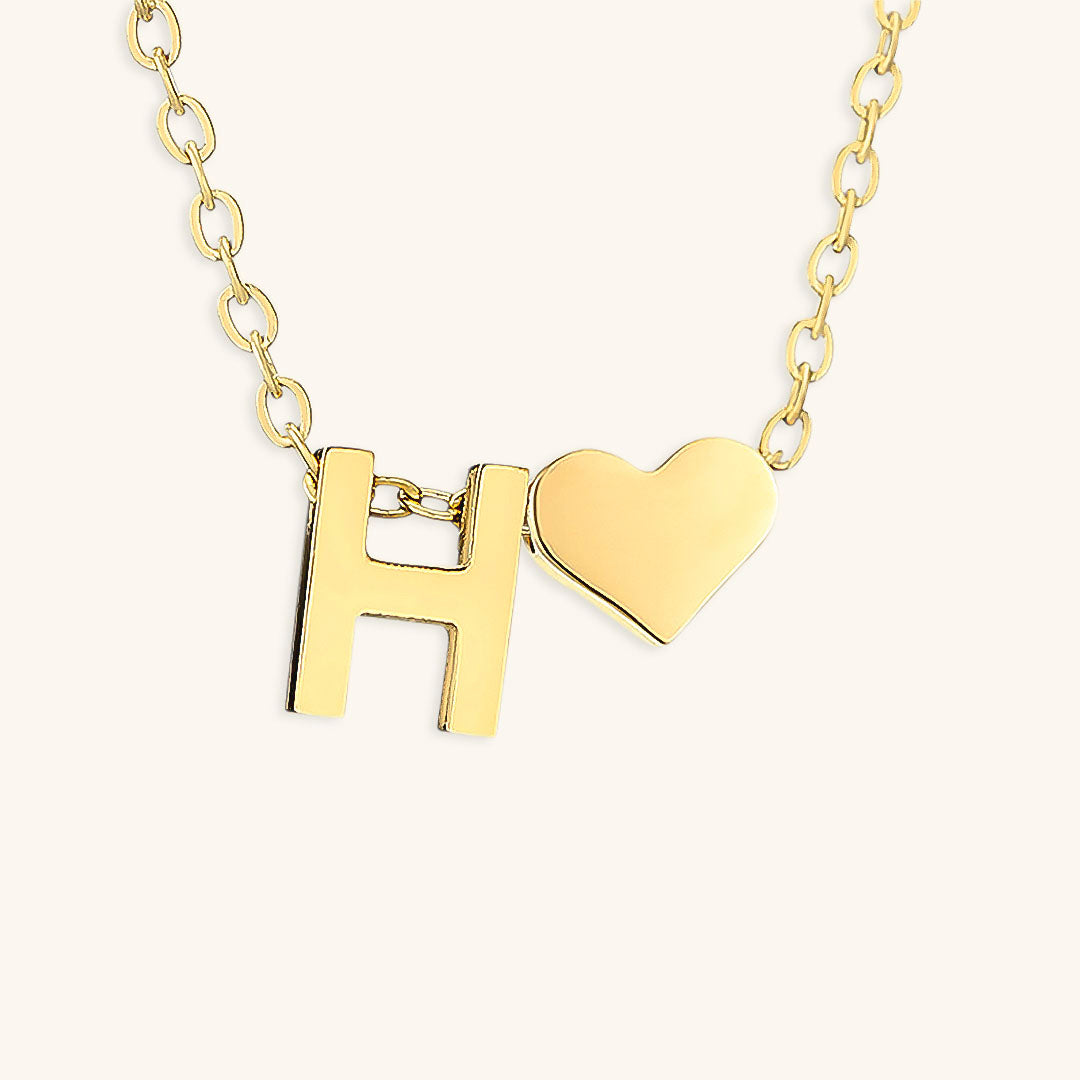 Ria Initieel Letter Gouden Ketting