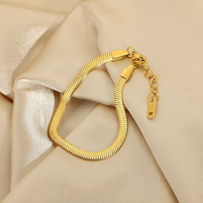 Ellaine Gouden Visgraat Armband