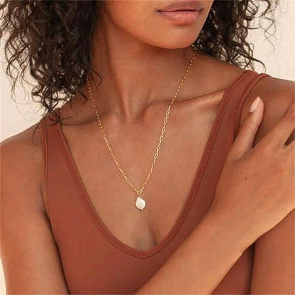 Angelica Zoetwaterparel Ketting