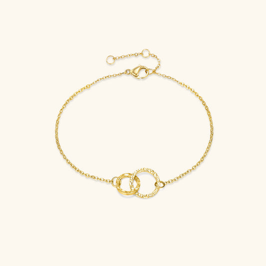 Isabelle Gouden Hoepelarmband