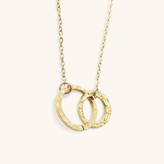 Isabelle Gouden Hoepelketting