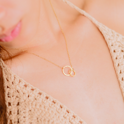 Isabelle Gouden Hoepelketting