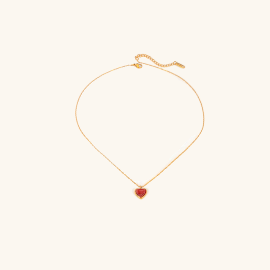 Cecily Gouden Hart Ketting