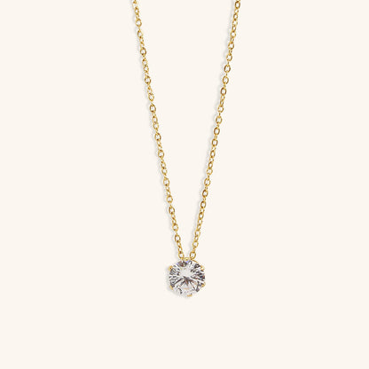 Kyla Solitaire Gouden Ketting