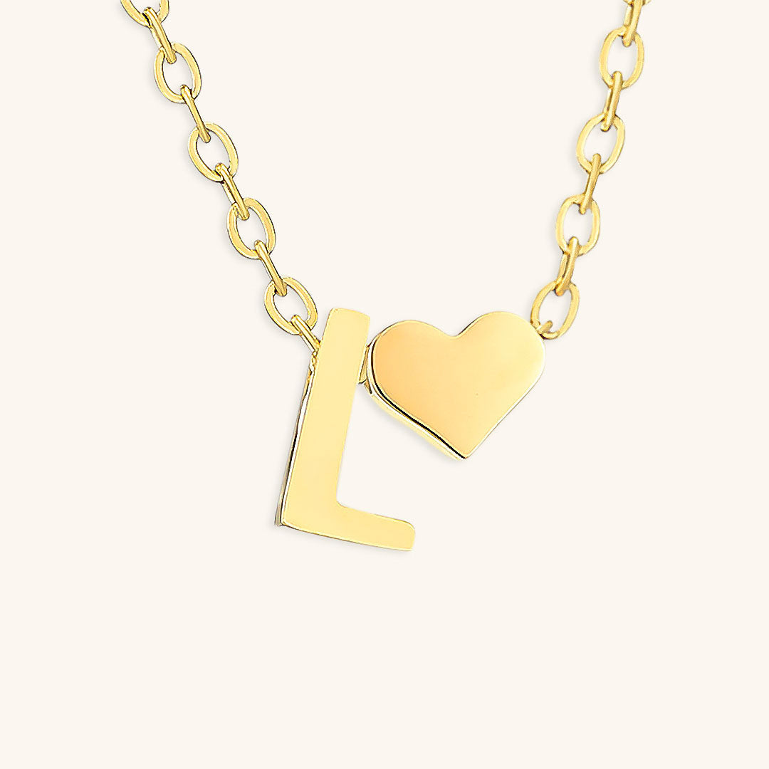 Ria Initieel Letter Gouden Ketting