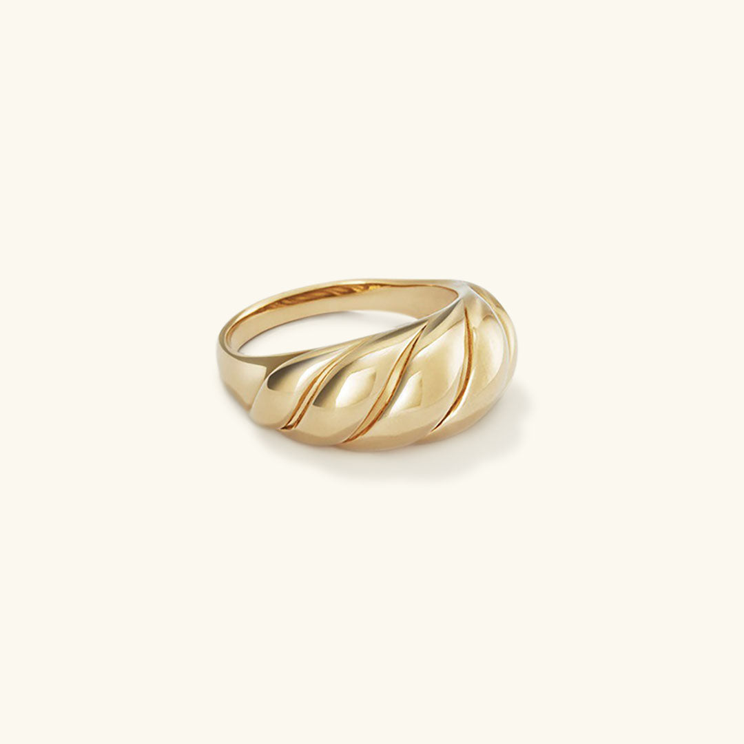 Lorelei Gouden Croissant Ring